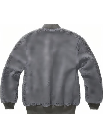 Brandit Fleecejacke/Fleecepullover "MA1 Sherpa Jacket" in Grau