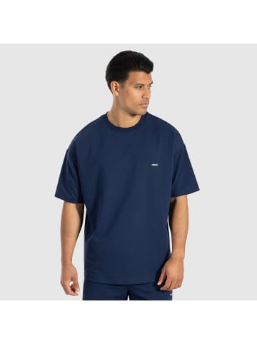 SMILODOX T-Shirt Thiago in Marineblau