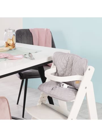 roba Sitzverkleinerer 'roba Style' 2-tlg - Sitzkissen für Hochstühle - Silbergrau