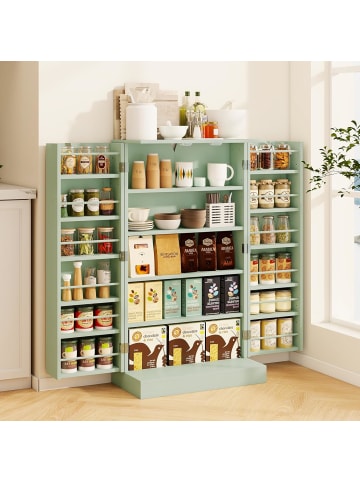 COSTWAY Vorratsschrank 103cm in Grün