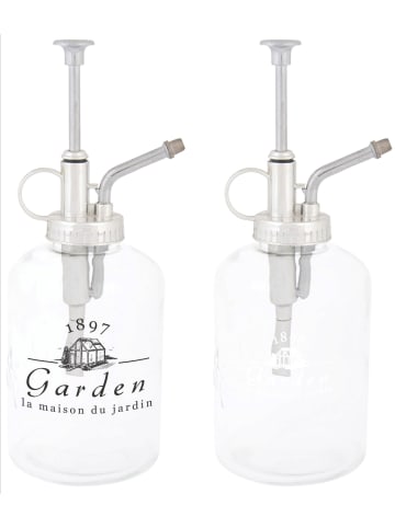 Esschert Design Sprühflasche in transparent | silber