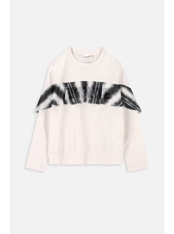 Coccodrillo Langärmeliges T-shirt in ecru