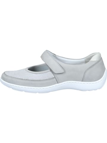 WALDLÄUFER Slipper in stein/stein/silber