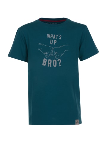 Band of Rascals T-Shirt " Bro " in petrol