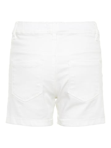 name it Mädchen Stretch-Shorts in Weiß