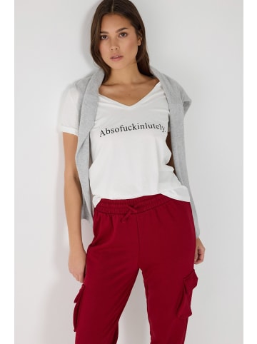NO MATTER WHAT Shirt in Weiß