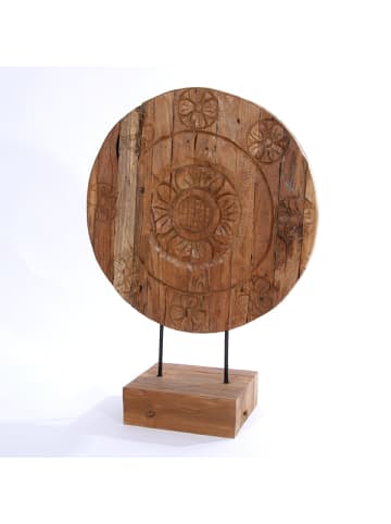 GMD Living Landwood® Teak Holz Sonnenkalender 50 cm