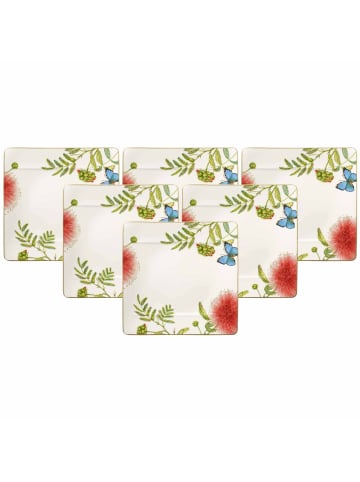 Villeroy & Boch 6er Set Speiseteller Amazonia in 27 x 27 cm in bunt