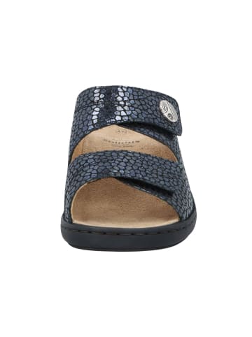 Solidus Damen Pantoletten Spezial - Weite H in Blau