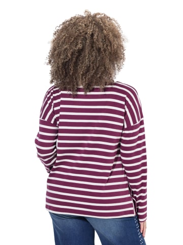 Ulla Popken Shirt in dunkle beere