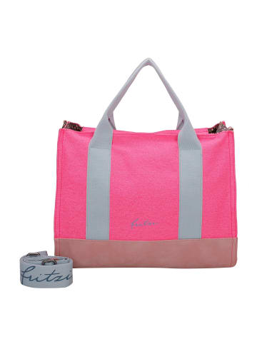 Fritzi aus Preußen Canvas Handtasche 40 cm neon pink