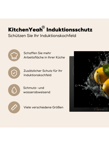 KitchenYeah Herdabdeckplatte Zitronen