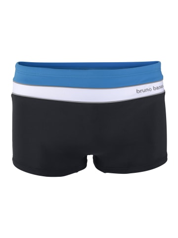 Bruno Banani Boxer-Badehose in schwarz-türkis