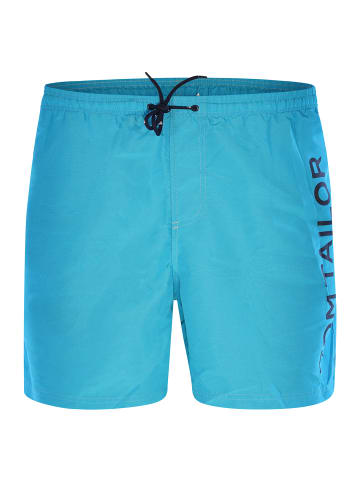Tom Tailor Badeshorts Style Jeremy in turquoise-hawaiian blue