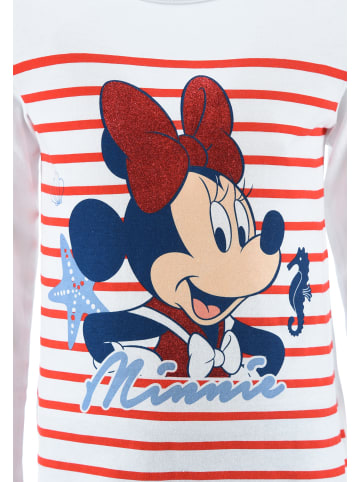 Disney Minnie Mouse 2tlg. Outfit: Schlafanzug Langarmshirt und Hose in Rot