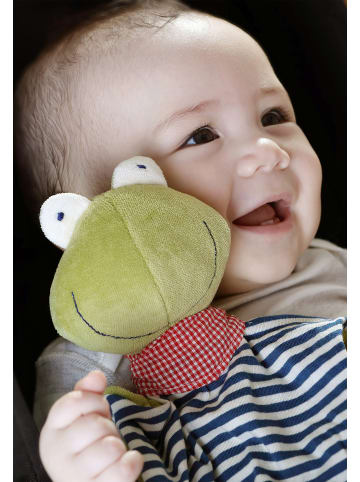 Sigikid Schnuffeltuch Natural Stripes Green Collection in grün