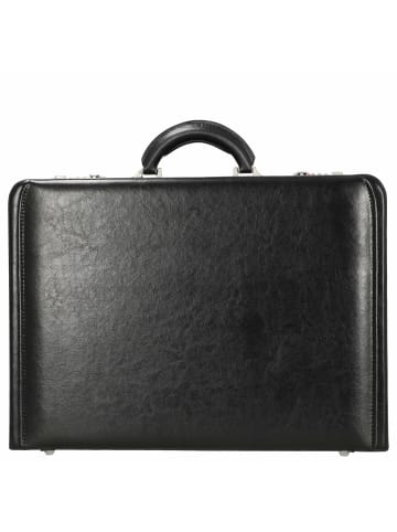 D&N Tradition Business - Aktenkoffer 44 cm erw. Leder (schwarz) in schwarz