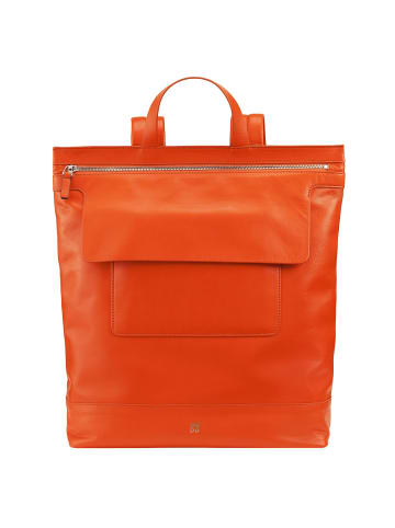 DuDu Rucksack Leder 39 cm in orange