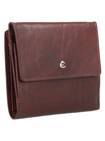Esquire Toscana Geldbörse RFID Leder 10 cm coffee