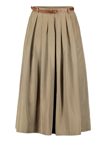 CARTOON A-Linien-Rock mit Gürtel in Khaki