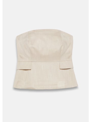 comma Bluse in 93W9_beige