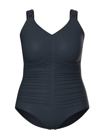 Ulla Popken Badeanzug in marine