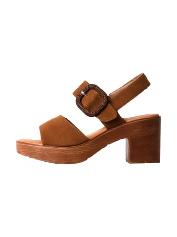 Divine Factory Sandalen mit Absatz Braun