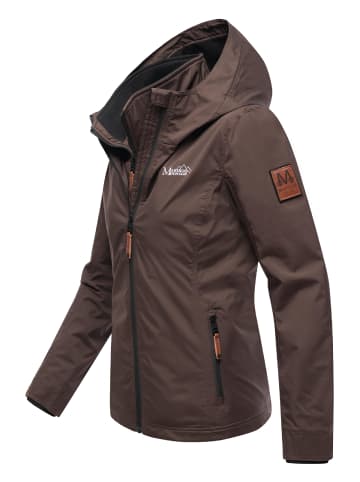 Marikoo Übergangsjacke Erdbeere in Dark Choco