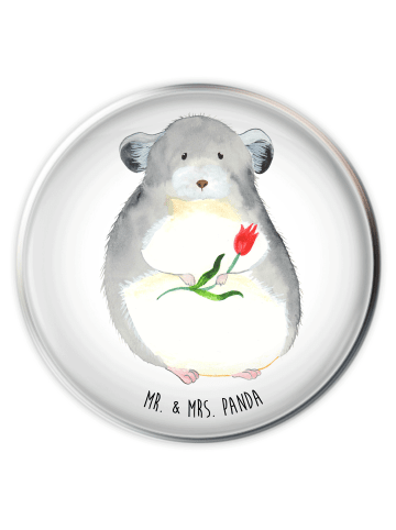 Mr. & Mrs. Panda Abflussstopfen Chinchilla Blume ohne Spruch in Weiß