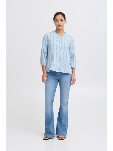 ICHI Langarm - Hemd IXOLLIE Regular fit in Della Robbia Blue