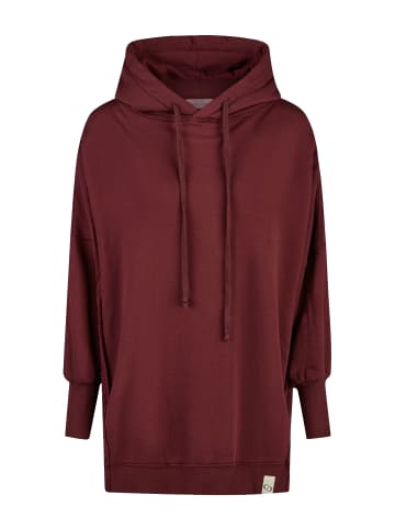 Cotton Candy Sweatshirt in burgundy