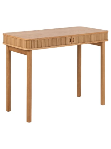 ebuy24 Schreibtisch Langley Eiche 100 x 50 cm