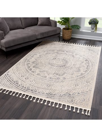 payé Teppich Kurzflor Fransen Fray 2