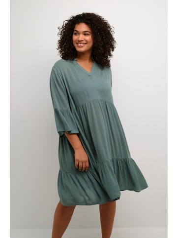 KAFFE curve Kleid KCmariana A-shape in Dusty Jade