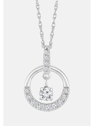 Diamant Exquis Halskette aus 585 Weißgold mit Diamant