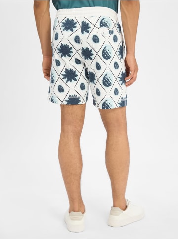 Nils Sundström Sweatshorts in weiß marine
