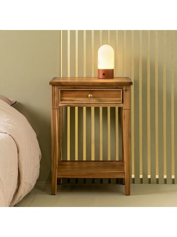 Signature Nachttisch RIVOLI in Dunkles - (W)45  x (H)62  x (L)35 cm