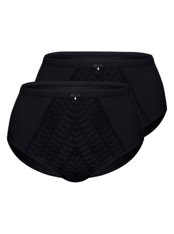 Sassa 2er Pack Taillenslip in Black