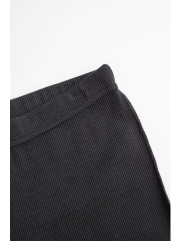 Coccodrillo Gerippte Leggings in schwarz