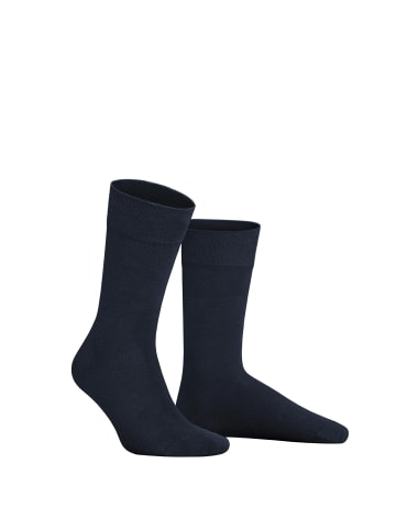 Hudson Socken Relax Cotton druckfreier Bund in Marine