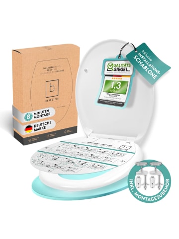 Benkstein WC-Sitz Oval weiß  Weiß