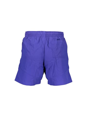 NORWAY 1963 Blaue Polyamid-Badeshorts