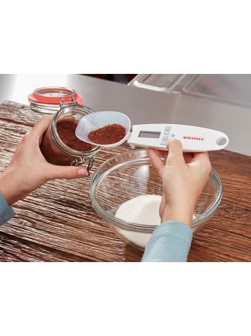 Soehnle Küchenwaage Cooking Star weiß transparent 22,8 x 6,2 x 3,3 cm