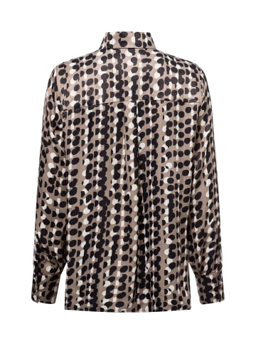 OPUS Bluse Fosmo in melange schwarz - 0001