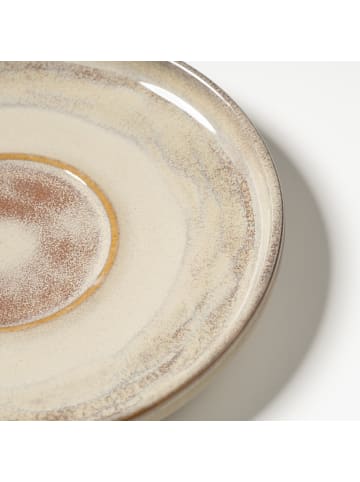 gipfelstück Kaffeeuntertassen-Set, Steinzeug Nebelwald in Beige