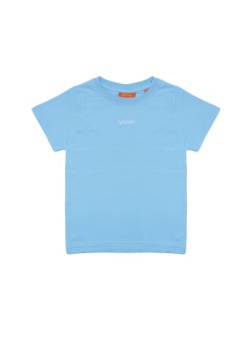 smiler. T-Shirt mini-laugh. in BLAU