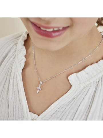 Amor Kette mit Anhänger Silber 925, rhodiniert in Silber