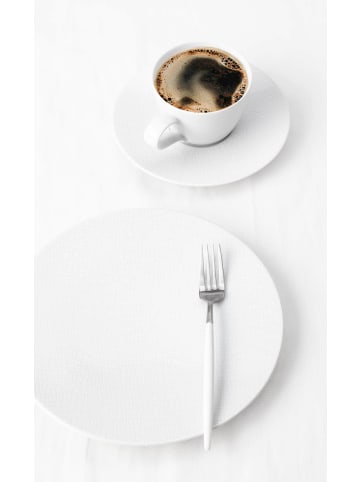 Seltmann Weiden 6er Set Kaffeetassen mit Untertassen Life Fashion 240 ml in Luxury White