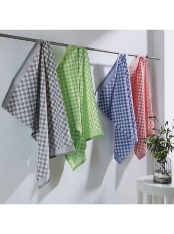 Erwin Müller Baumwolle, Jacquard Geschirrtuch 10er-Pack in grau