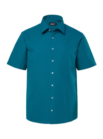 Men Plus Hemd in lagunen grün